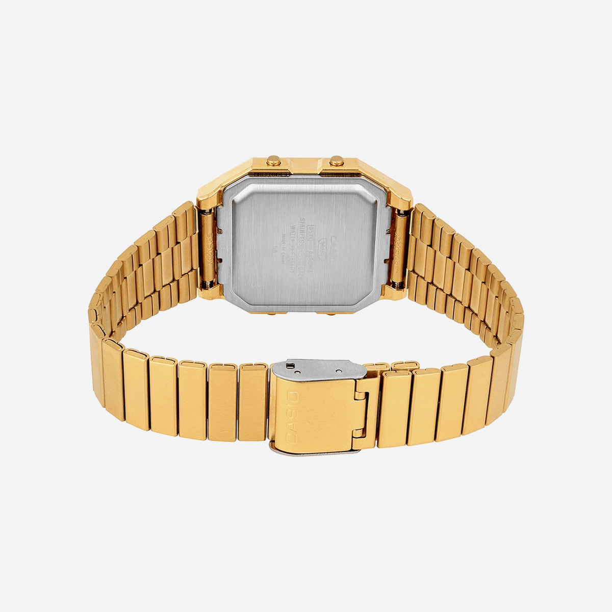Casio Vintage A130WEG-9ADF Quartz Gold Dial Retro Classic with Modern Functions Stainless Steel Watch