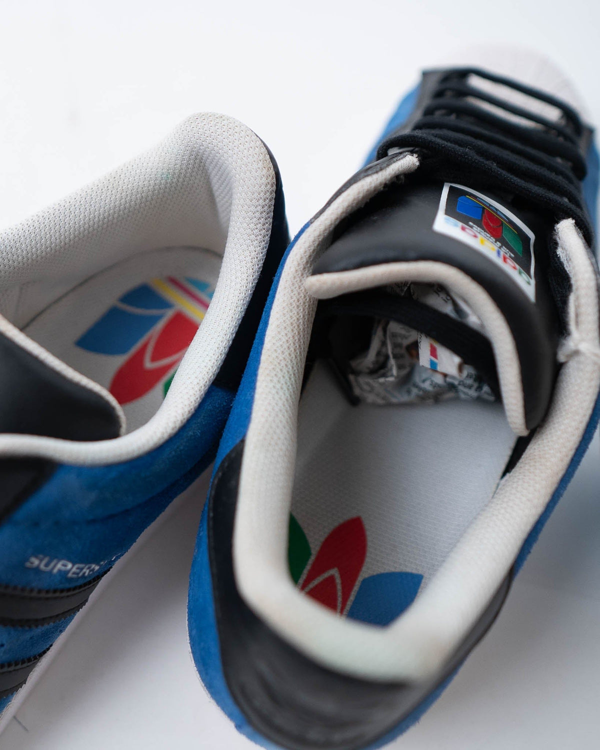 Adidas Superstar Blue & Core Black Sneakers - DS (UK 11)