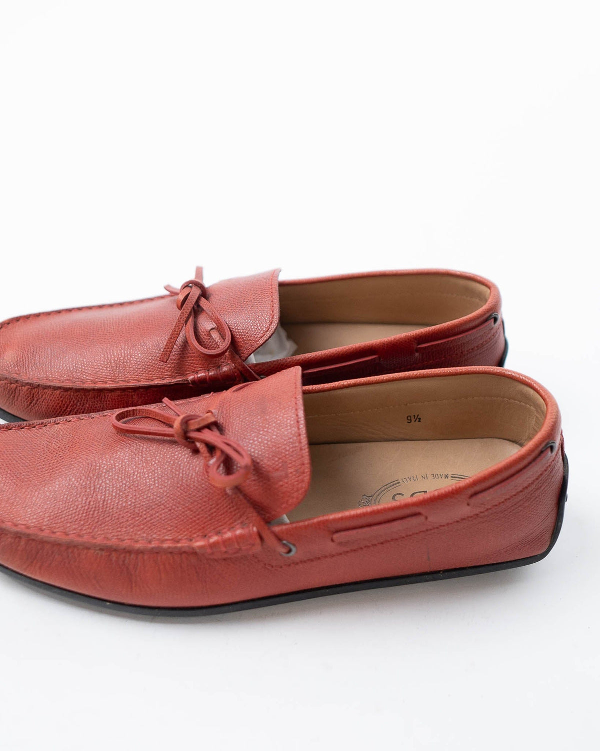 Tods Gommino Slip-On Loafers - Red (UK 9.5)