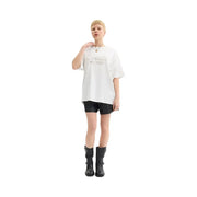 Coach Cursive Coach Embroidered T-Shirt In Organic Cotton White
