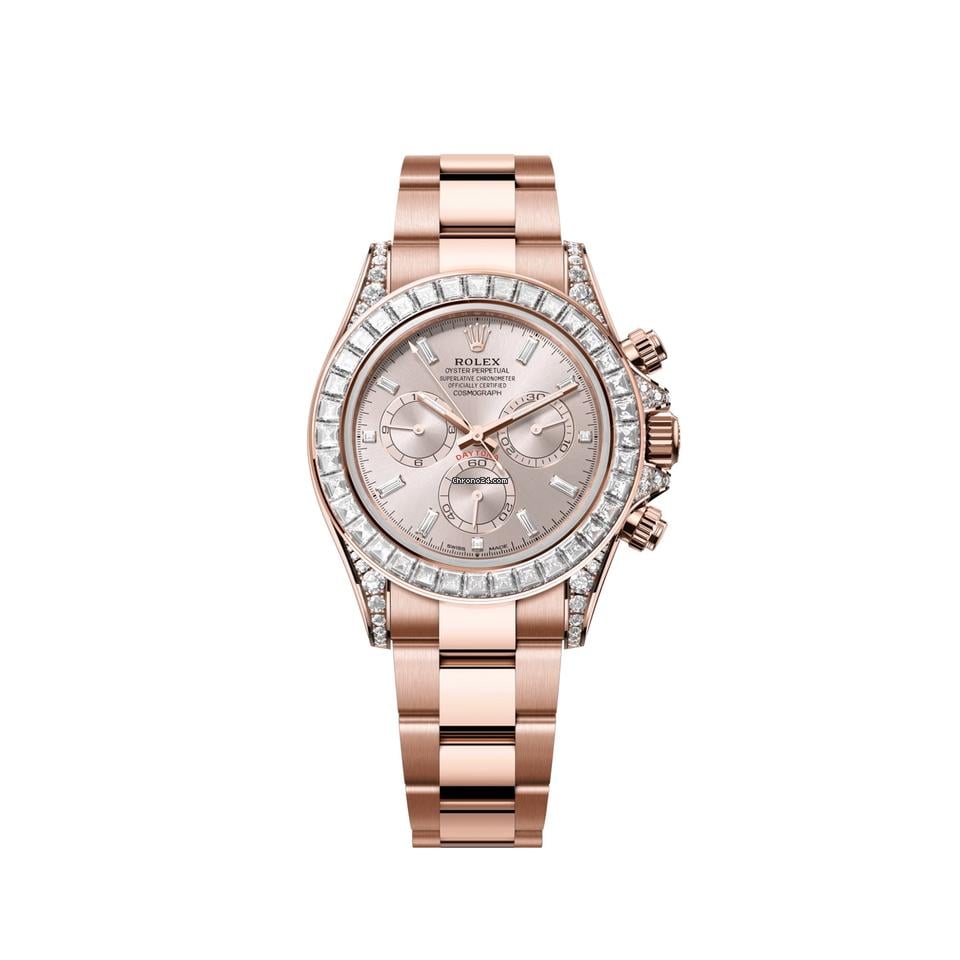 Rolex | Daytona | 126595TBR | Rose gold | 40 mm | Rose gold | White | Automatic