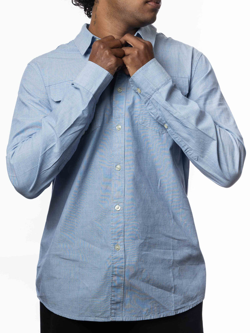 Moschino Mossimo Blue Shirt (M)