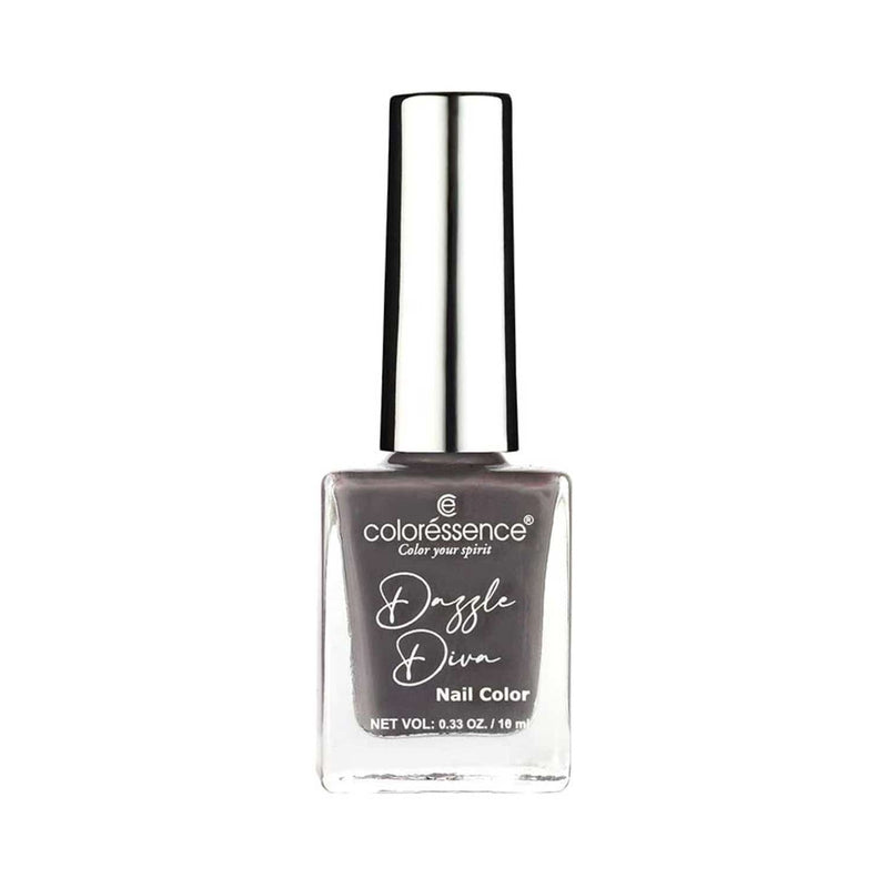 Coloressence Dazzle Diva Matte Finish Nail Paint -Grey Agate (10 ml) - Coloressence