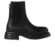 Valentino Rockstud M-Way Ankle Boot Black
