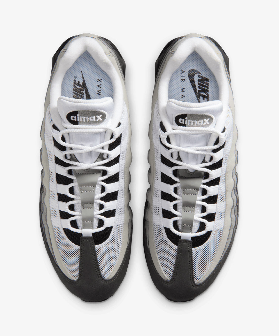 Nike | AIR MAX 95 BIG BUBBLE "OG" { BLACK/MEDIUM ASH/DARK PEWTER/WHITE