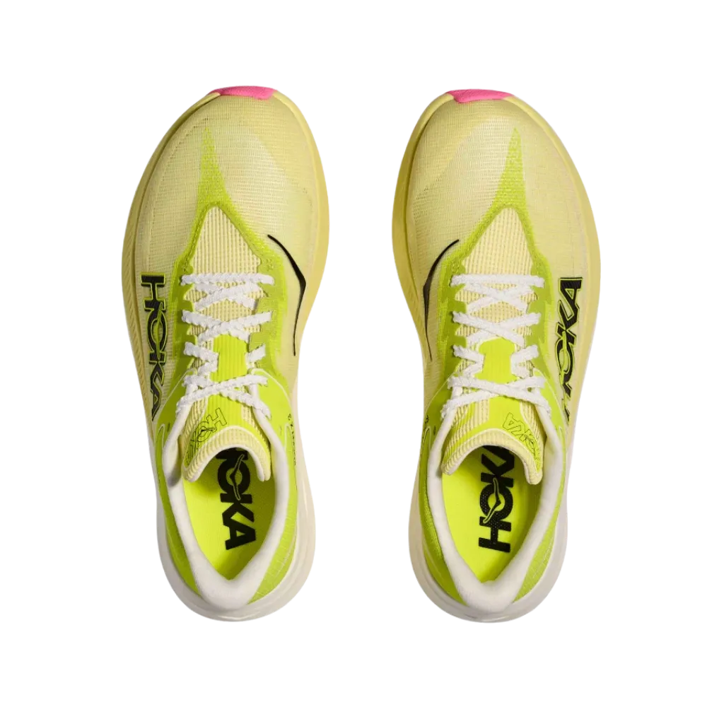Hoka Rocket x 3 Sunlight/Neon Hoka Citrus