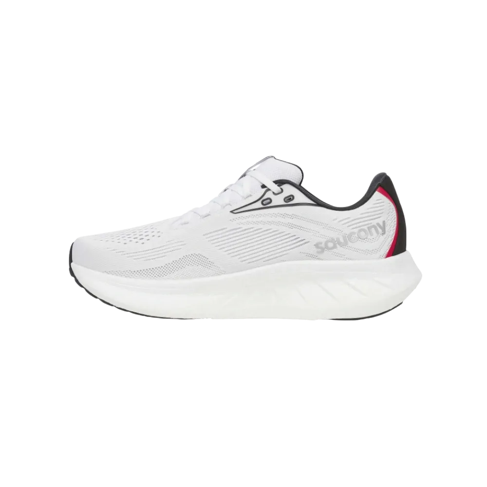 Saucony Ride 18 White Black