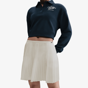 NIKE PLEATED SKIRT { WHITE