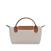 Longchamp Le Pliage Original Pouch with handle Pebble - Recycled canvas