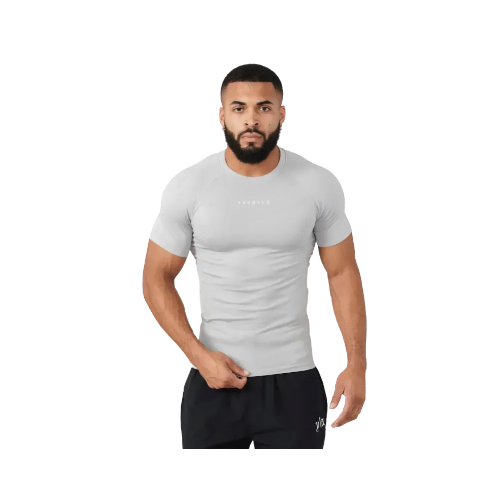 Young LA SuperVillain Compression Tees Grey
