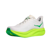 Hoka Mach 6 White/Neon Lime