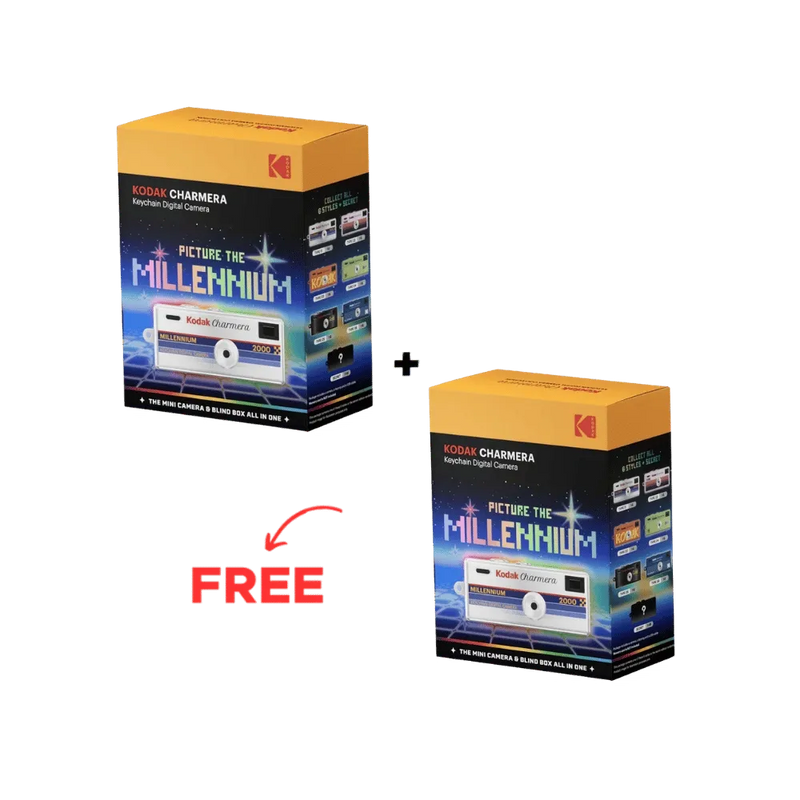 BUY 1 GET 1 FREE - Kodak Charmera Keychain Digital Camera Blind Box Collection - MILLENNIUM