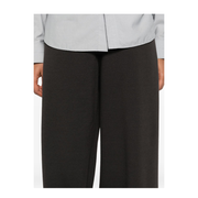 Dark Roast Wide Leg High Waist Trousers