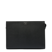 Grained Leather Pouch