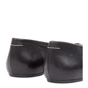 Leather Ballet Flats - Black