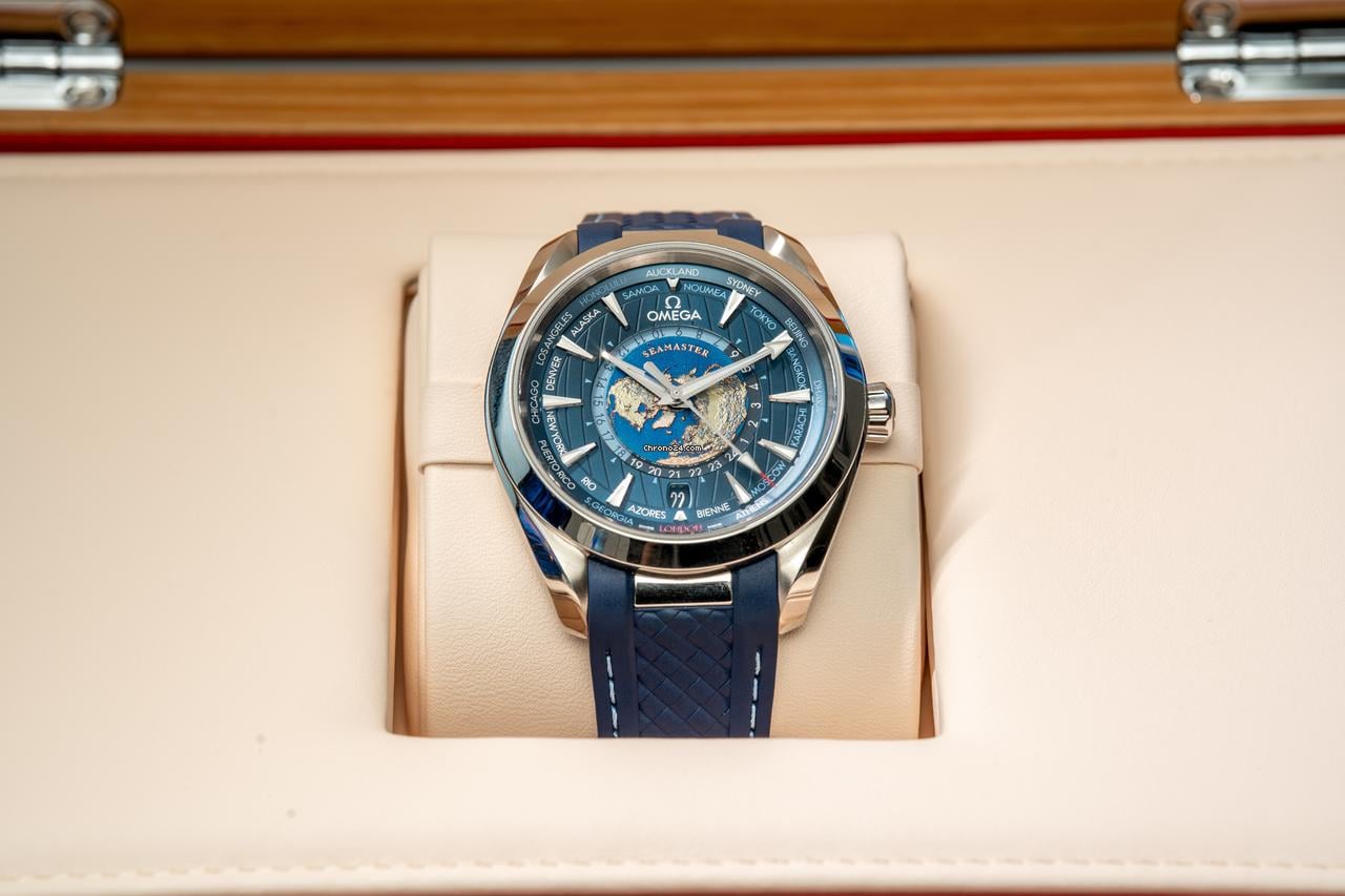 Omega Seamaster Aqua Terra Worldtimer150m Master Chronometer Gmt 150m Master Chronometer GMT (2025 with Full Set)