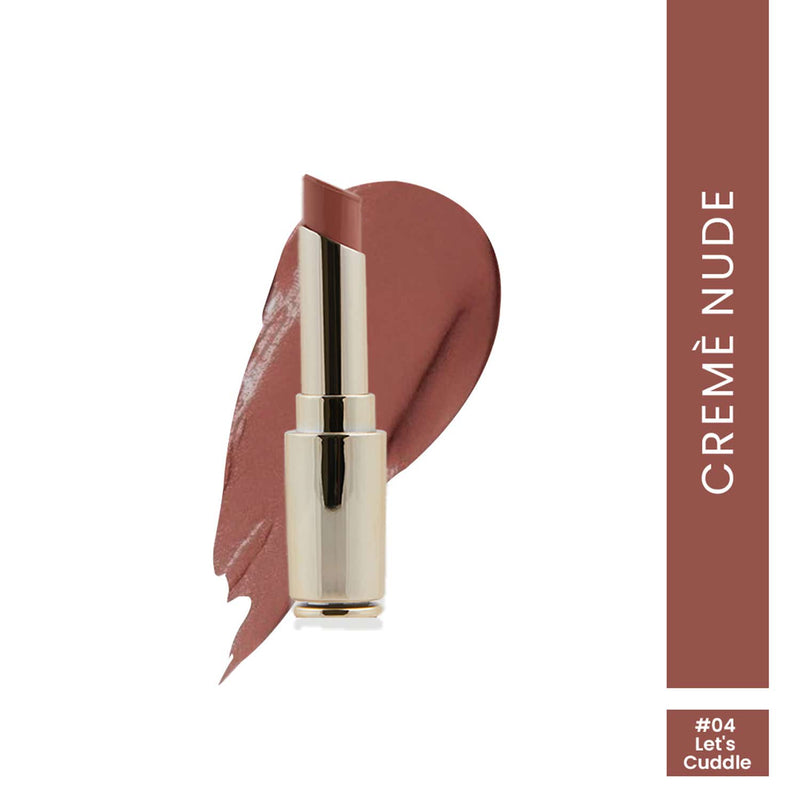Charmacy Milano Flattering Nude Lipstick - 04 Lets Cuddle (3.8 g) - Charmacy Milano