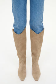 WESTERN WALLY BOOT DUNE SUEDE