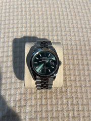 Rolex Datejust126234 Datejust 36mm Mint Green Fluted Bezel Jubilee Full Set