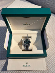 Rolex Datejust126234 Datejust 36mm Mint Green Fluted Bezel Jubilee Full Set