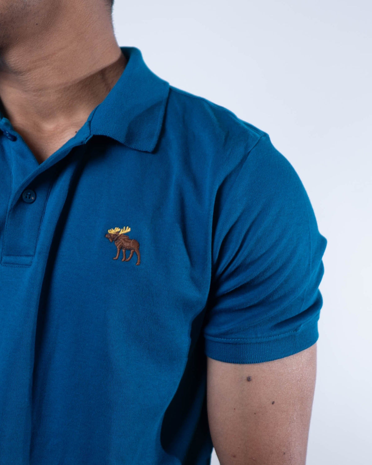 Abercrombie & Fitch Tonal Icon Dont Sweat it Polo T-Shirt (S)