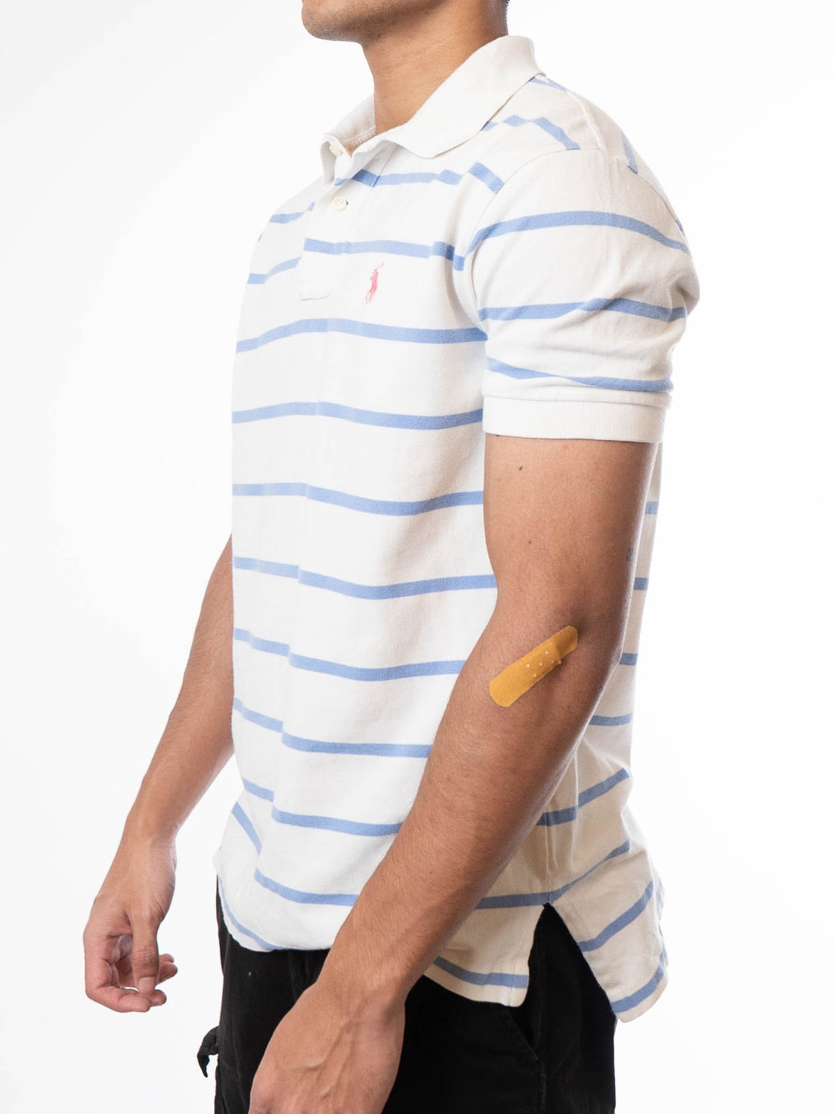 Polo Ralph Lauren Striped Polo T-Shirt (M)