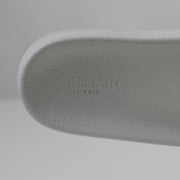 Balmain Paris White Sliders (UK 9.5)
