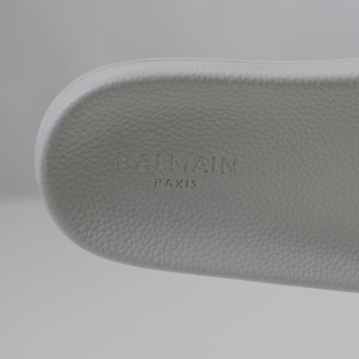 Balmain Paris White Sliders (UK 9.5)
