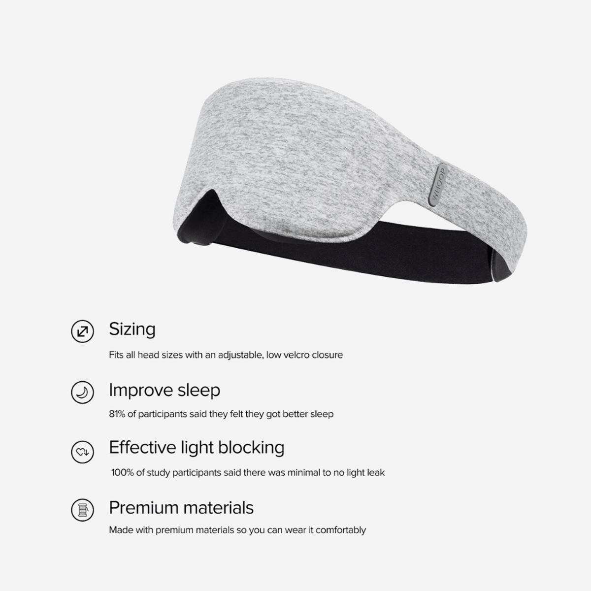 Whoop Restorative Sleep Mask