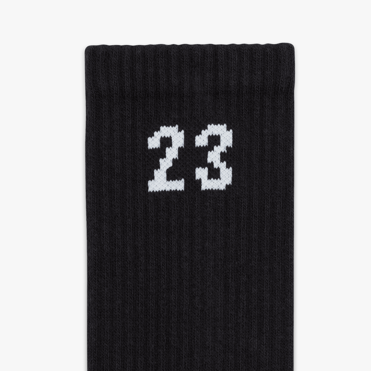 Jordan CREW SOCKS (3 PAIRS) { BLACK