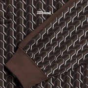 PUMA x JJJJOUND T7 LONGSLEEVE POLO { CHOCOLATE