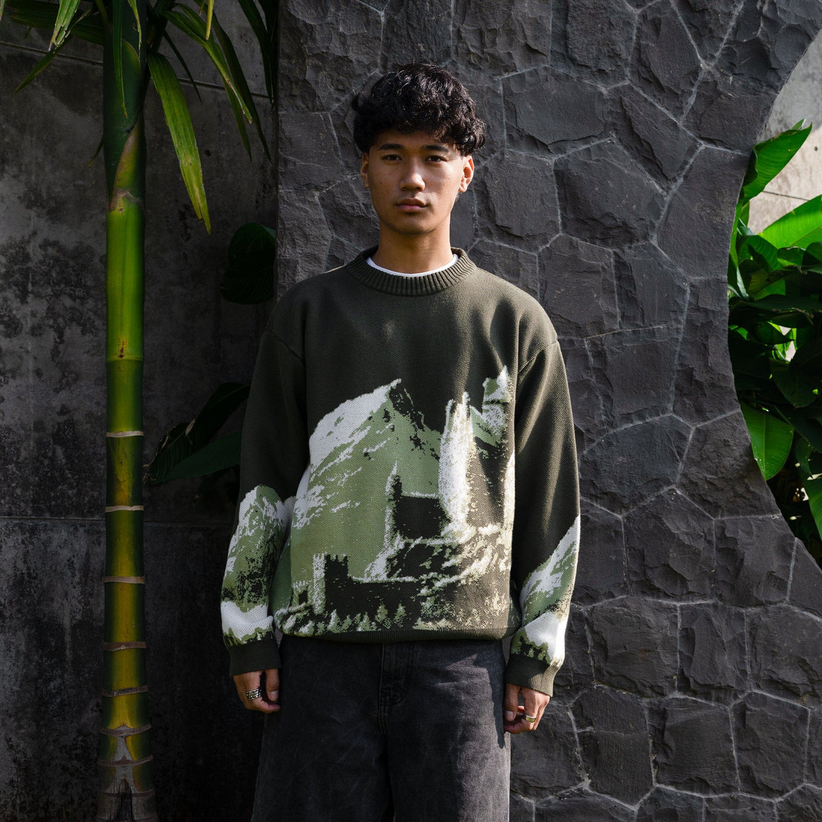 Superkicks FW25 MONASTERY SWEATSHIRT { GREEN