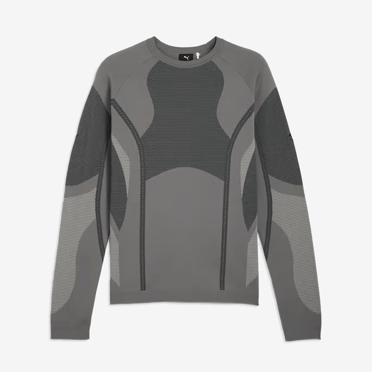 PUMA x SAN SAN GEAR KNIT SWEATER { COOL MID GRAY