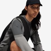 PUMA x SAN SAN GEAR KNIT SWEATER { COOL MID GRAY