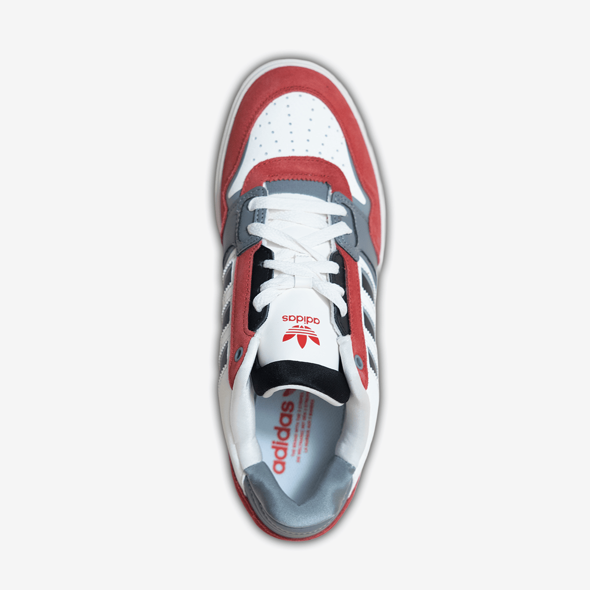 Adidas DROP STEP LOW 2.0 { OWHITE/GRETHR/COLRED