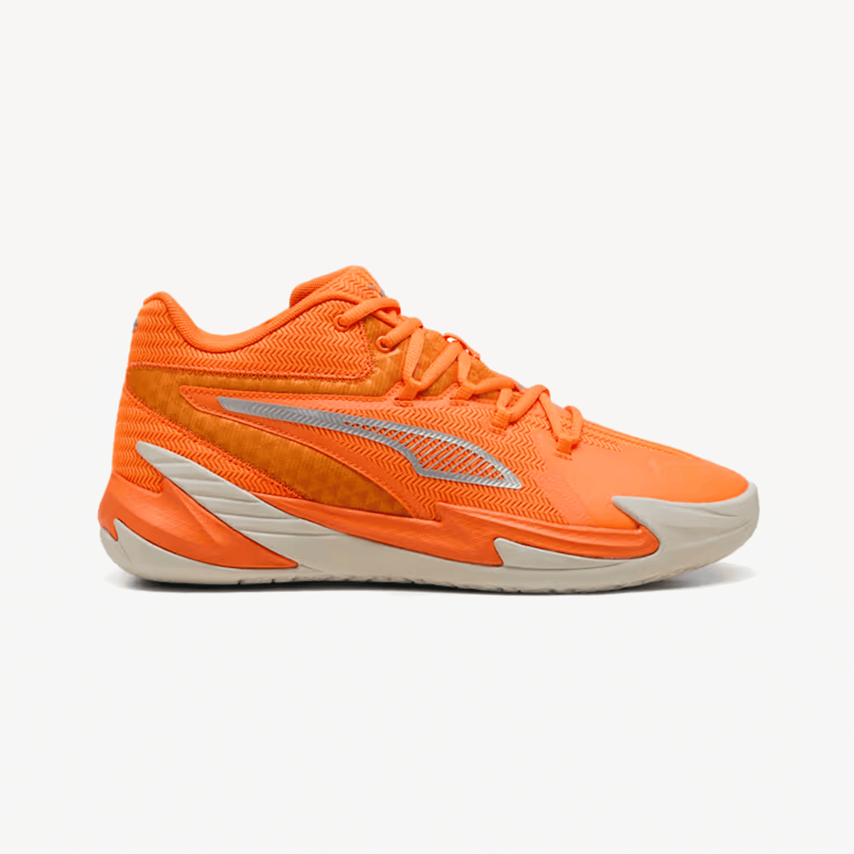 Puma THE DAGGER BASKETBALL { ORANGE GLO-PUMA SILVER-SEDATE GRAY