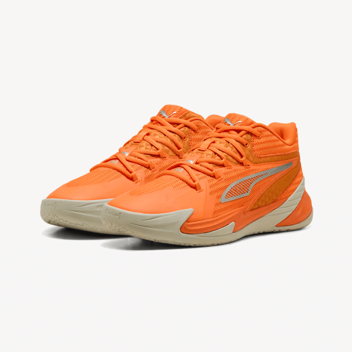Puma THE DAGGER BASKETBALL { ORANGE GLO-PUMA SILVER-SEDATE GRAY