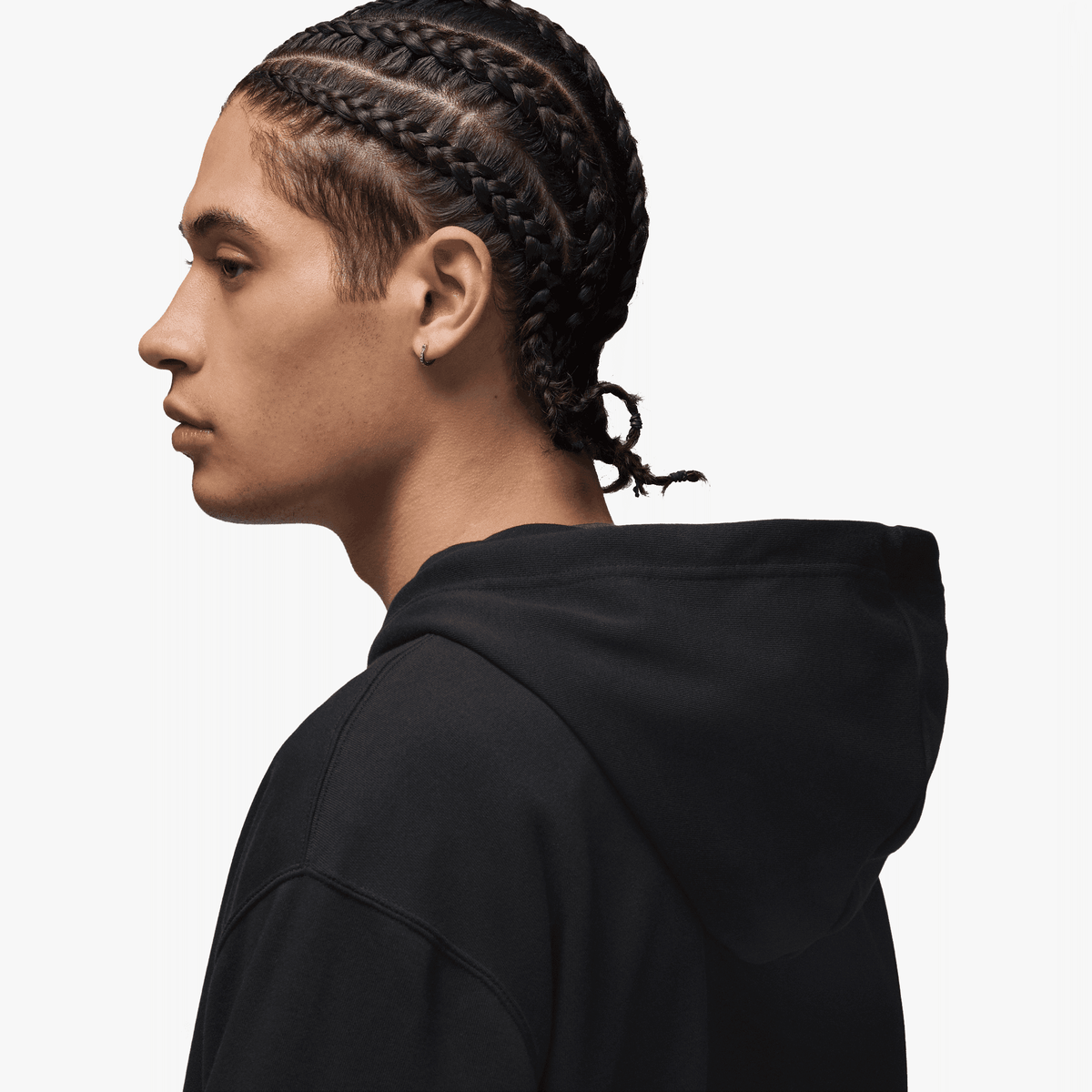 JORDAN BROOKLYN FLEECE { BLACK/WHITE