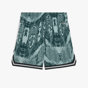 PUMA HOOPS x HARRY POTTER SHORTS { GREEN TERRAIN-AOP