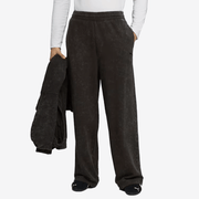 Puma FUTURE ARCHIVE OVERSIZED KNIT PANTS { PUMA BLACK
