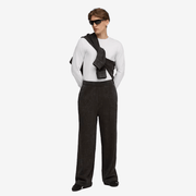 Puma FUTURE ARCHIVE OVERSIZED KNIT PANTS { PUMA BLACK