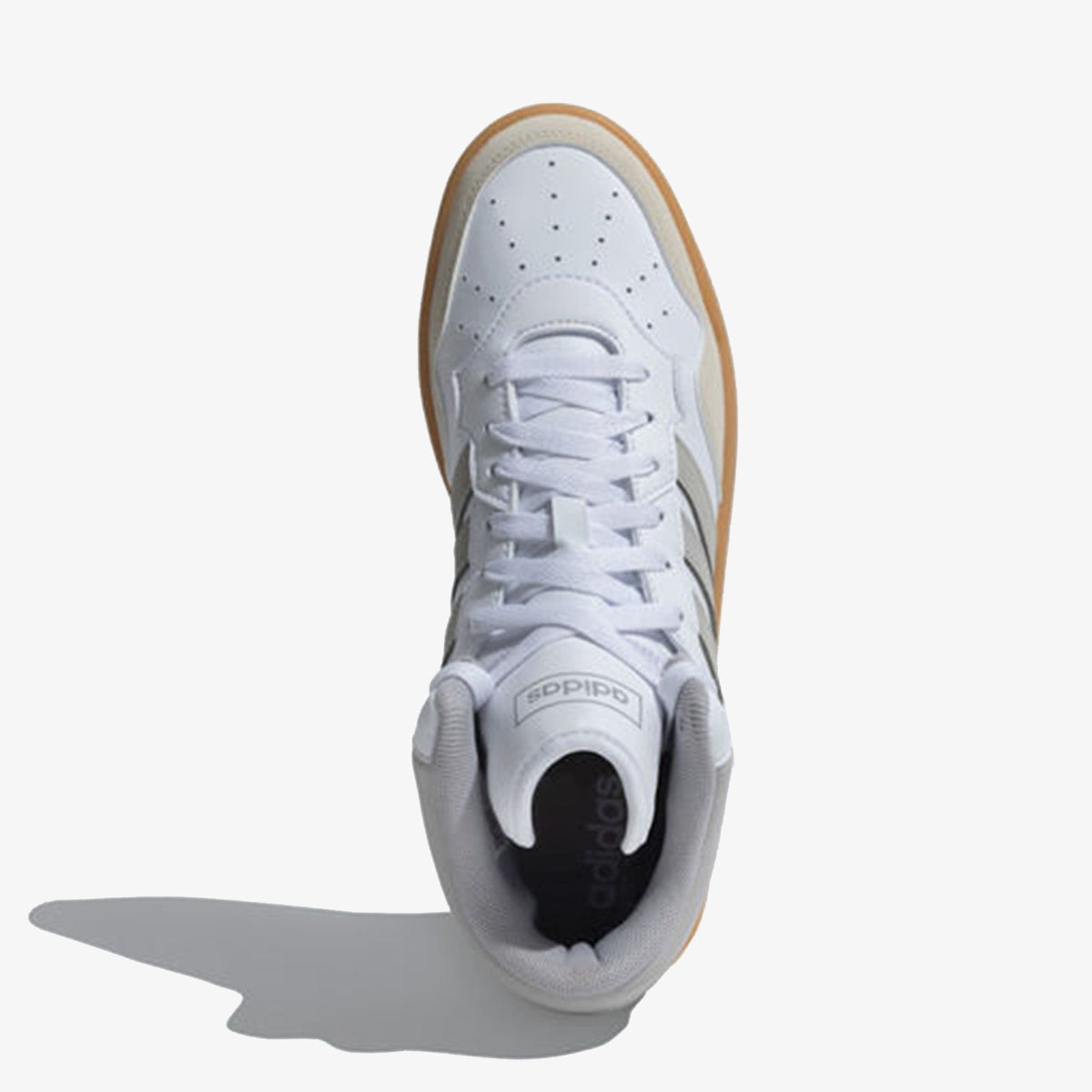ADIDAS ORIGINALS HOOPS 4.0 MID IKD { FTWWHT/GRETWO/GUM3