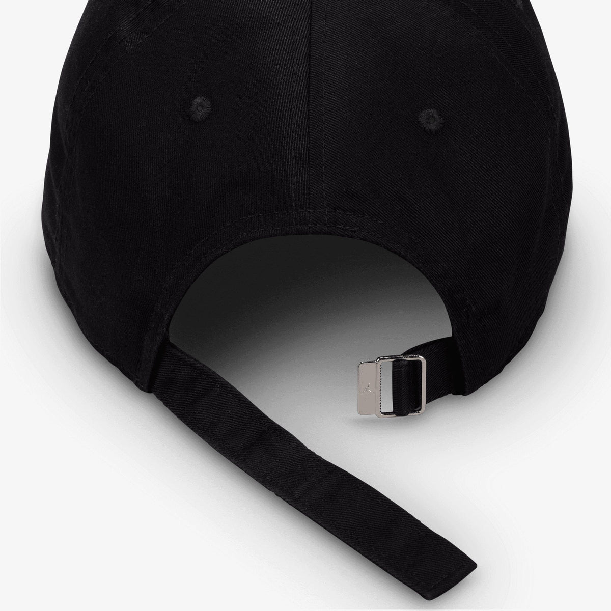 Jordan UNSTRUCTURED CURVED-BILL HAT { BLACK