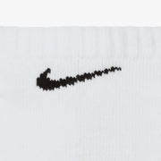 NIKE EVERYDAY CUSHIONED TRAINING NO-SHOW SOCKS { WHITE/BLACK