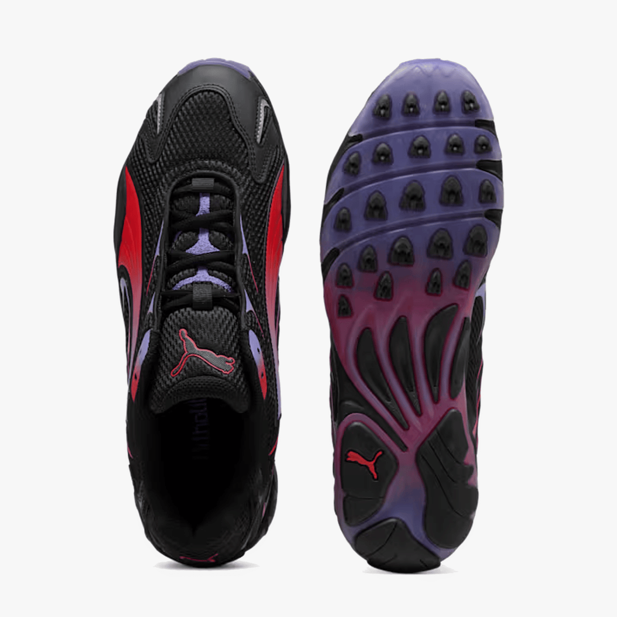 PUMA INHALE LIGHTWEIGHT CASUAL { PUMA BLACK/RED