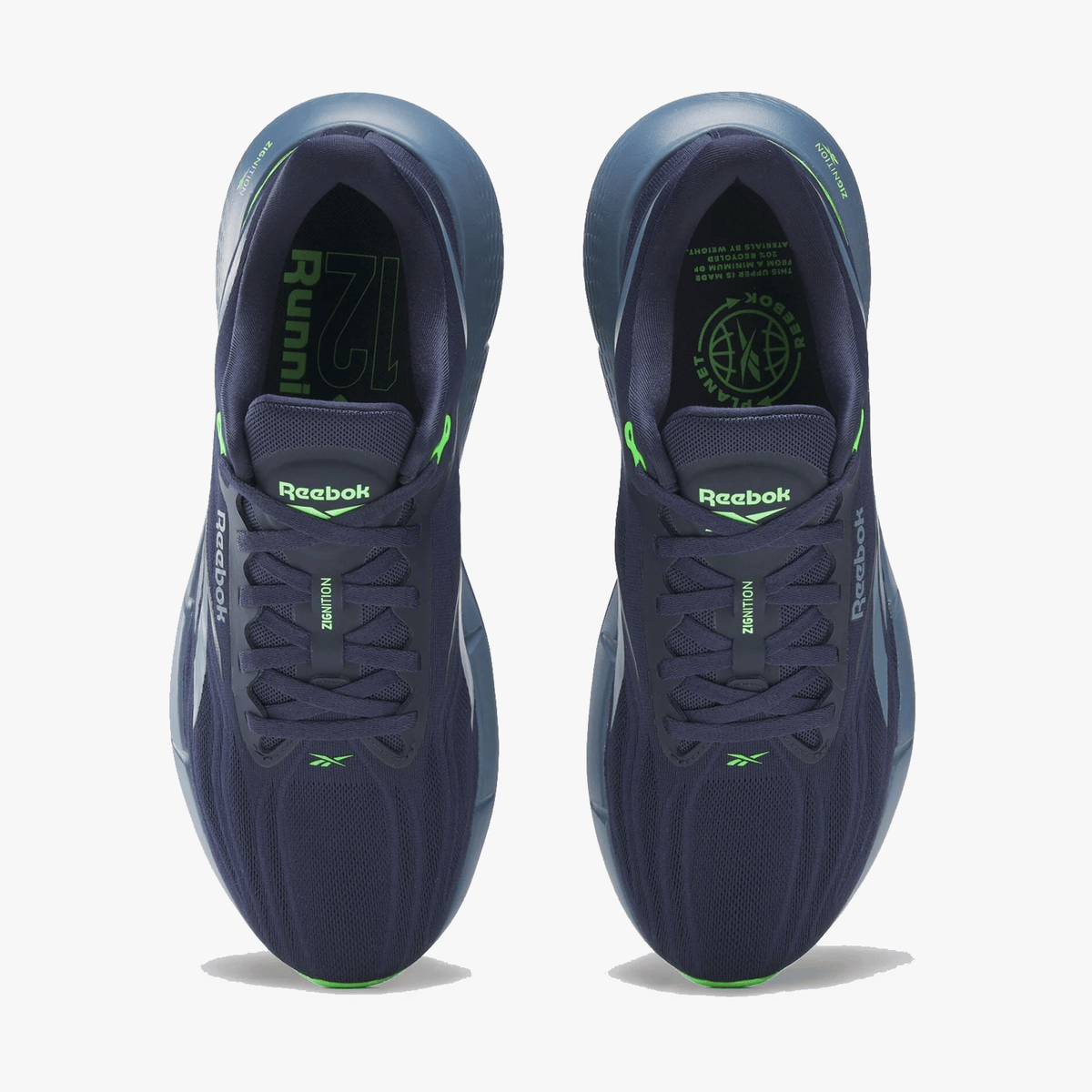 Reebok ZIGNITION { VECTOR NAVY/SHADOW/SOLAR LIME