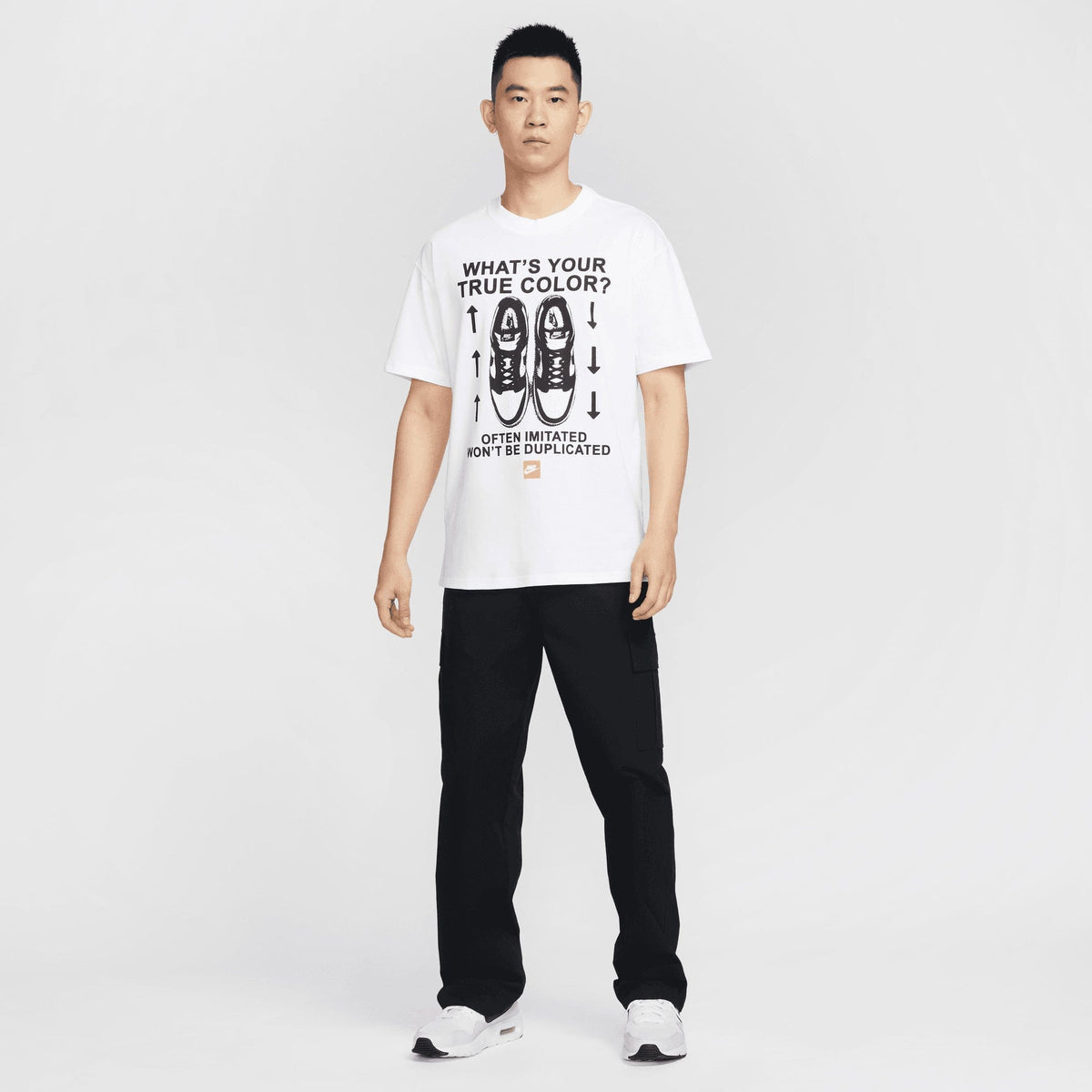 NIKE MAX90 T-SHIRT { WHITE