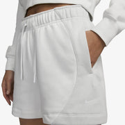 Nike MID-RISE FLEECE SHORTS { SUMMIT WHITE/PHOTON DUST/SUMMIT WHITE