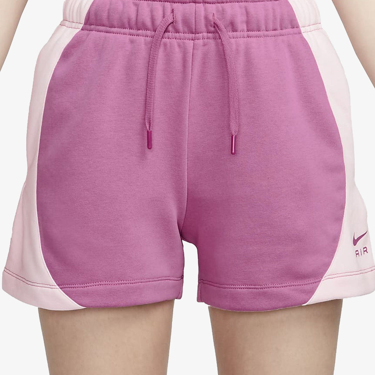 Nike MID-RISE FLEECE SHORTS { COSMIC FUCHSIA/PINK FOAM /COSMIC FUCHSIA