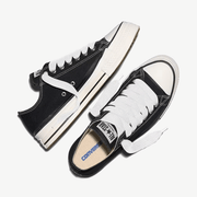 CONVERSE CHUCK TAYLOR ALL STAR THROWBACK { BLACK/VINTAGE WHITE/RED